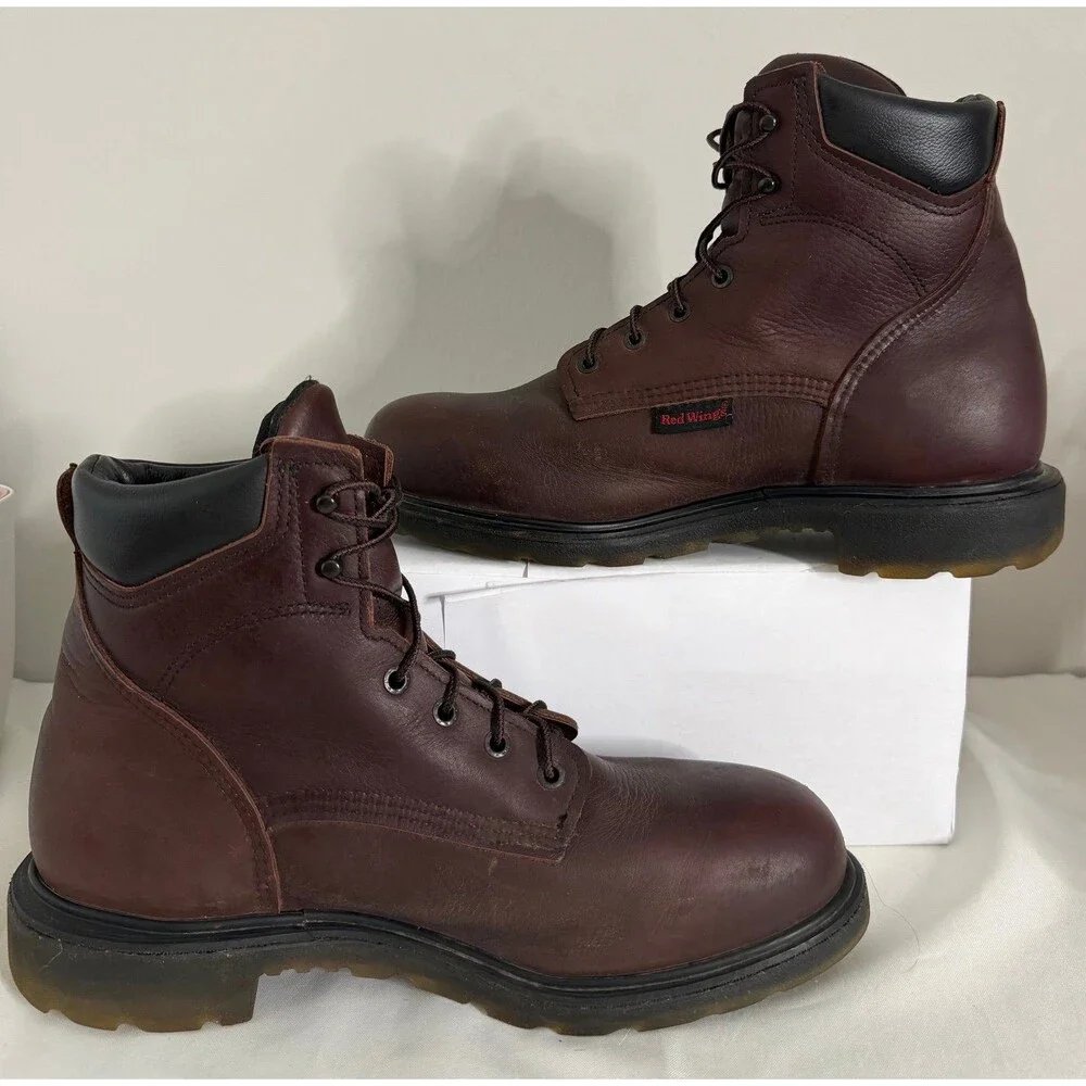 Red Wing 606 USA Union Made Men's Supersole 2.0 EH Soft Toe Work Boots Size 11